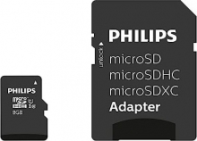 Philips microSDHC 8GB Kit, Class 10