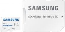 Samsung PRO Endurance R100/W30 microSDXC 64GB Kit, UHS-I U1, Class 10
