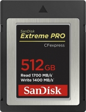 SanDisk Extreme PRO R1700/W1400 CFexpress Type B 512GB