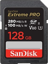 SanDisk Extreme PRO R280/W100 SDXC 128GB, UHS-II U3, Class 10