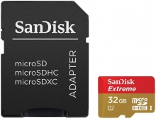 SanDisk Mobile Extreme microSDHC 32GB Kit, UHS-I, Class 10