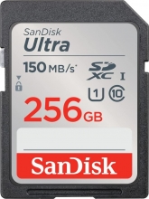 SanDisk Ultra R150 SDXC 256GB, UHS-I U1, Class 10