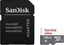 SanDisk Ultra R80 microSDXC 128GB Kit, UHS-I, Class 10