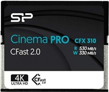Silicon Power CinemaPRO CFX310 R530/W330 CFast 2.0 CompactFlash Card 512GB