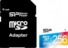 Silicon Power Elite R85 microSDXC 256GB Kit, UHS-I U1, Class 10