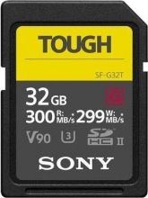Sony SF-G Tough Series R300/W299 SDHC 32GB, UHS-II U3, Class 10