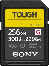 Sony SF-G Tough Series R300/W299 SDXC 256GB, UHS-II U3, Class 10