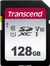 Transcend 300S R100/W40 SDXC 128GB, UHS-I U3, Class 10