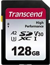 Transcend 330S R100/W85 SDXC 128GB, UHS-I U3, A2, Class 10