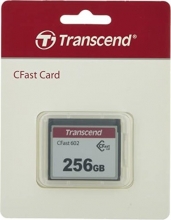Transcend CFX602 R500/W350 CFast 2.0 CompactFlash Card 256GB