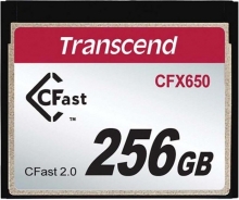 Transcend CFX650 R510/W370 CFast 2.0 CompactFlash Card 256GB