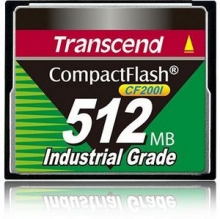 Transcend Industrial Ultra 200x R40/W35 CompactFlash Card 512MB
