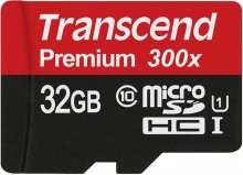 Transcend Premium R45 microSDHC 32GB, UHS-I, Class 10