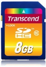 Transcend SDHC 8GB, Class 10