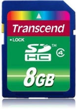 Transcend SDHC 8GB, Class 4