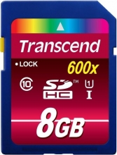 Transcend Ultimate R90/W22 SDHC 8GB, UHS-I, Class 10
