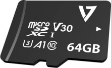 V7 R95/W30 microSDXC 64GB Kit, UHS-I U3, A1, Class 10