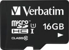 Verbatim R45 microSDHC 16GB, Class 10