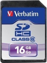 Verbatim SDHC 16GB, Class 6