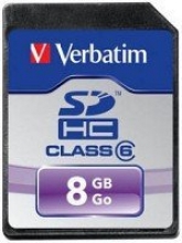 Verbatim SDHC 8GB, Class 6