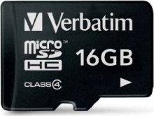 Verbatim microSDHC 16GB, Class 4