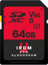 goodram IRDM S6B0 R265/W120 SDXC 64GB, UHS-II U3, Class 10