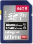 Integral ultima PRO R100/W70 SDXC 64GB, UHS-I U3, Class 10