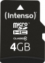 Intenso R20/W12 microSDHC 4GB Kit, Class 10