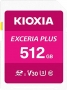 KIOXIA EXCERIA PLUS R100/W85 SDXC 512GB, UHS-I U3, Class 10
