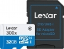 Lexar High-Performance 300x R45 microSDHC 32GB Kit, UHS-I, Class 10