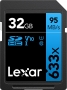 Lexar Professional 633x R95 SDHC 32GB, UHS-I U1, Class 10