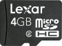 Lexar microSDHC 4GB Kit, Class 2