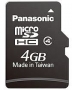 Panasonic microSDHC 4GB, Class 4