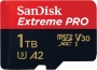 SanDisk Extreme PRO R170/W90 microSDXC 1TB Kit, UHS-I U3, A2, Class 10