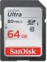 SanDisk Ultra R80 SDXC 64GB, UHS-I, Class 10