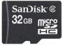 SanDisk microSDHC 32GB, Class 2