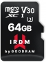 goodram M3AA IRDM MICROCARD R100/W40 microSDXC 64GB Kit, UHS-I U3, Class 10