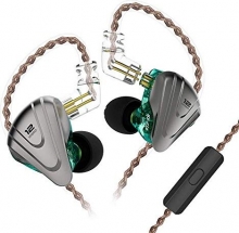 KZ ZSX with microphone green