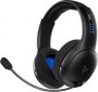 PDP LVL50 wireless stereo headset for Playstation black