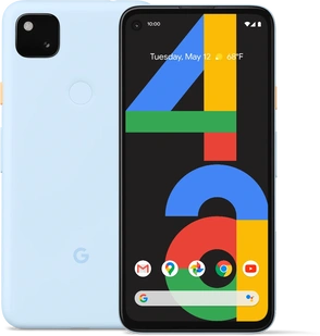 Google Pixel 4a barely blue
