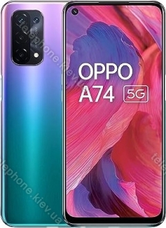 Oppo A74 5G purple