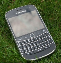 BlackBerry Bold Touch 9900 with branding
