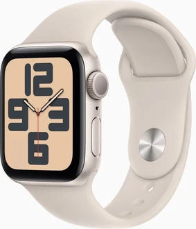 Apple Watch SE (2022) (GPS) 40mm Polarstern with sport wristlet S/M Polarstern