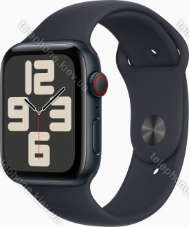 Apple Watch SE 2022 (GPS + cellular) 44mm midnight with sport wristlet M/L midnight 