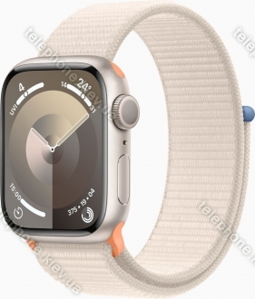 Apple Watch Series 9 (GPS) 41mm aluminium Polarstern with Sports Loop Polarstern 