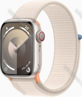 Apple Watch Series 9 (GPS + cellular) 41mm aluminium Polarstern with Sports Loop Polarstern 