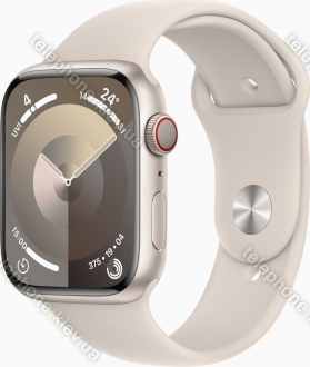 Apple Watch Series 9 (GPS + cellular) 45mm aluminium Polarstern with sport wristlet S/M Polarstern 