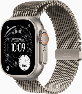 Apple Watch Ultra 3 natural with Milainaise-Wristlet Large natural
