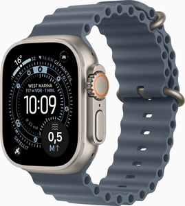 Apple Watch Ultra 3 natural with Ocean Wristlet maritime blue