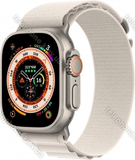 Apple Watch Ultra with Alpine Loop Medium Polarstern 